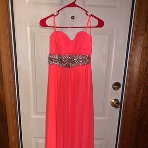 Strapless Prom Dress